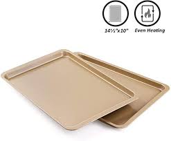 Amazonsmile Baking Sheet Cookie Sheet Half Sheet Pan Baking Pans Heavy Duty Cookie Sheets Bakers H Half Sheet Pan Baking Cookie Sheets Nonstick Cookie Sheet