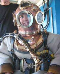 Navy Hard Hat Diver Mark 5 Diving Helmet Diving Helmet Sea Diving Diving
