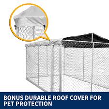 Stocking two grades of dog runs (bent frame & commercial) and manufacturing any custom size or color we can keep your animals/kids contained. Heavy Duty Dog Enclosure For Sale Galvanised Pet Enclosures