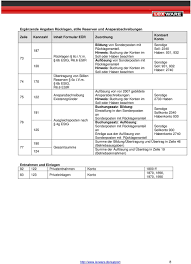 Anlagenverzeichnis zur anlage 13a 2020. Ubersicht Zu Den Eintragen Der Anlage Eur Skr 03 Kennzahl Zeile Pdf Kostenfreier Download