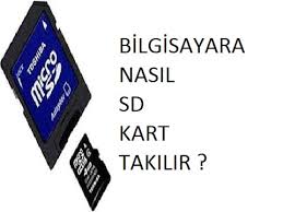 Bilgisayara Nasil Sd Kart Takilir Youtube