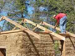 Post and beam straw bale house plans. Straw Bale Homes