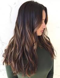 Black And Light Brown Balayage Light Brown Balayage For Dark Hair For Spring 2018 In 2020 Fall Hair Color For Brunettes Chocolate Brown Hair Color Brunette Hair Color