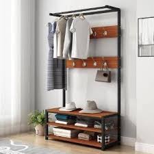 Gantungan baju berbahan kayu banyak diminati berkat tampilan eksklusif dan ketahanannya yang baik. Jual Rak Gantungan Baju Dinding Kab Klaten Interior Kayu Jati Tokopedia