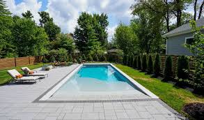 Stair Free Swimming Pools In 2020 Beach Entry Pool Fiberglass Pools Pool Designs