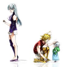 The sin of wrath sighed in discontent despite the nonchalant smile donning his features. Foxsinofelaine Seven Deadly Sins Anime Seven Deadly Sins 7 Deadly Sins