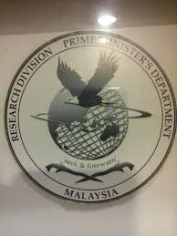 Mahathir bin mohamad, prime minister of malaysia. The Logo For The Research Division Of The Prime Minister Department Is Quite Cool They Have Another Name Tho Malaysia External Intelligence Organization They Are Our Primary Foreign Intel Agency That We