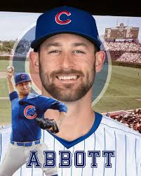 Chicago Cubs Lithograph print of Cory Abbott 2022