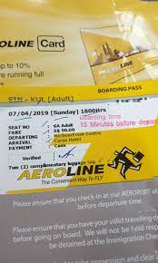 Inside the aeroline bus ticket. Aeroline Bus Tickets Tickets Vouchers Flights Overseas Attractions On Carousell