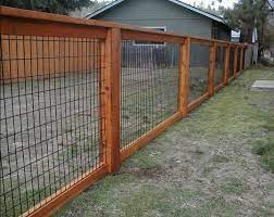 As an alternative to chain link, jason cameron builds a cedar wood fence using hog wire. Hog Wire Fence Design Construction Resources Hometalk