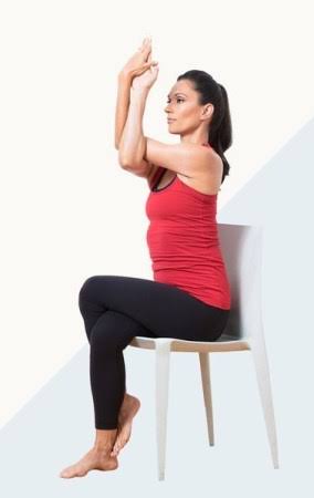 Exercise Of The Week: Chair Eagle Pose – Courtney Medical Group