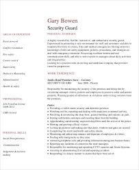 Create a professional resume in just 15 minutes, easy Security Guard Resumes 10 Free Word Pdf Format Download Free Premium Templates