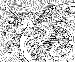 Unicorns in love printable card to color. 20 Free Printable Unicorn Coloring Pages For Adults Everfreecoloring Com