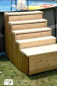 Diy Above Ground Pool Ladder Stairs Above Diy Ground Ladder Pool Stairs Above Ground Pool Ladders Above Ground Pool In Ground Pools