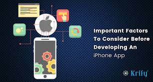 Well, app development requires much more than just a great idea. Top 7 Important Factors To Consider While Developing An Iphone App