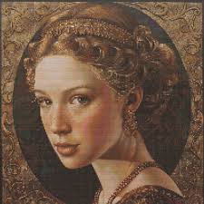 Helen of Troy 4 Cross-stitch Pattern Digital Download