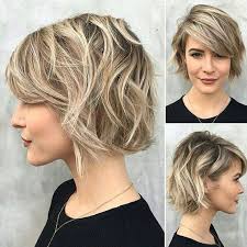Layered bob hairstyles with shorter layers cut around the chin, create a soft and natural look that suits oval, square, round and heart face shapes. 40 Gorgeous Wavy Bob Hairstyles 2021