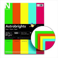 Details About Astrobrights 8 5x11 In Acid Free Premium Colored Paper Eco Assortment Pack 500