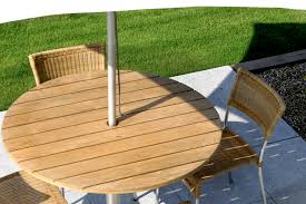 Our wooden garden tables are not only solid, sturdy and stylish but they are also guaranteed to bring you the highest quality al fresco dining. Jasper Round Garden Tables Bau Outdoors