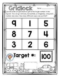 Order Of Operations Math Game Printable Download Order Of Operations Math Number Sense Fun Math