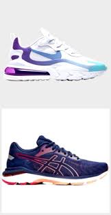 Nike Air Max 270 React Casual Running Shoes White Light Blue Aurora Green Vivid Purple In 2020 Casual Running Shoes Nike Air Max Air Max 270