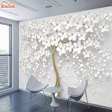 Adding a wood feature wall to your home hasadding a wood feature wall to your home has never been easier. 3d Wallpaper Photo Murals Roll Wall Papers Home Decor Paper Wallpapers For Living Room Walls 3 D Picture Tree Flower Background Wallpapers Aliexpress