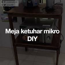 Dapur mana yang nggak membutuhkan meja dapur? Meja Ketuhar Mikro