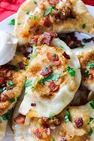 According to the tradition, all dishes served at christmas eve supper must be meatless and so is this borscht. Authentic Polish Pierogi With Potatoes And Cheese Pierogi Ruskie Eating European