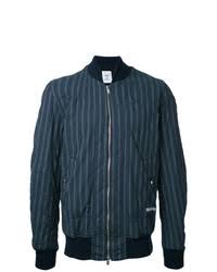 Undercover Striped Bomber Jacket 1 190 Farfetch Com Lookastic