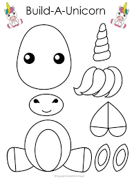 Free Printable Unicorn Craft For Kids Unicorn Crafts Daycare Crafts Crafts For Kids Unicorn Crafts Rainy Day Crafts Unicorn Printables