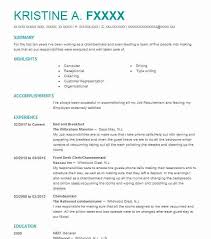 bed & breakfast manager resume example