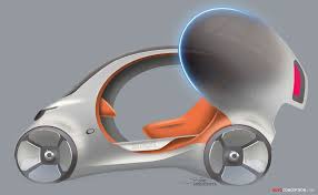 Smart Vision Eq Fortwo Concept Envisions Autonomous City Car Of The Future Autoconception Com Concept Car Interior Sketch City Car Best City Car
