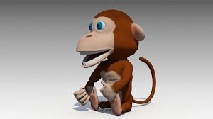 Monkey Animated 3d Model Animation Animated Characters 3d Characters