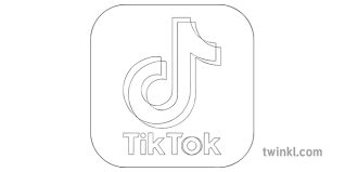 The original snapchat logo consisted of a smiling ghost on top of a glossy yellow background, in the style of apple's famous skeumorphism of the era. Tik Tok App Icon Black And White Rgb Illustration Twinkl In 2021 Logo Clipart Tik Tok Logo Aesthetic White Black Tik Tok Logo