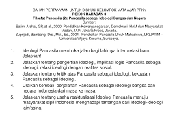 Dan (3) memberikan informasi kepada masyarakat mengenai isi dan pelaksanaan program sekolah. Pertanyaan Pertanyaan Perpokok Bahasan Matakuliah Ppkn Ppt Download