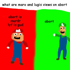 'yeetus' used to be a term from roblox whenever somebody sniped somebody or killed them wuth a sniper or gun, and then somebody made a bigger meme out of it by having a robloxian character say yeetus yeetus commit self deletus and then somebody put it in a mario bro's view meme and then it said luigi says: Mario And Luigi S Views On Abortion Coaxedintoasnafu