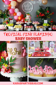 Kara S Party Ideas Tropical Pink Flamingo Baby Shower Kara S Party Ideas