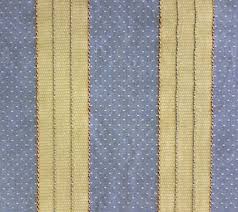 Blue And Light Yellow Stripe Upholstery Fabric By The Yard Etsy Striped Upholstery Striped Upholstery Fabric Upholstery Fabric