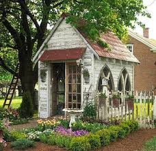 All The Garden Sheds Of Your Wildest Quaintest Dreams Cottage Patio Gothic Garden Backyard