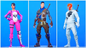 Fortnite battle royale customized skins. Fortnite Skins But Without Masks Skins Face Reveal Youtube