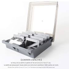 A wide variety of card organizer box options are available to you, such as use, material, and dimensional tolerance. Buy Business Card Holder Storage Box Magnetic Card 1000 Cards Classification A Z Index Four Compartment At Affordable Prices Free Shipping Real Reviews With Photos Joom