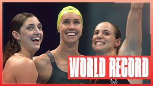 Australia breaks women's 4x100m freestyle relay world record and olympic record. Tokyo Olympics Australia Set World Record In Women S 4x100m Freestyle Relay Bbc Sport