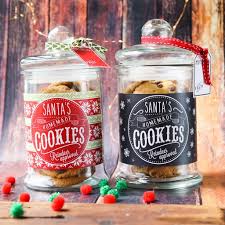 Santa Cookie Jar Labels And Tags Christmas Cookie Jars Homemade Gifts Diy Christmas Gift Tags Diy