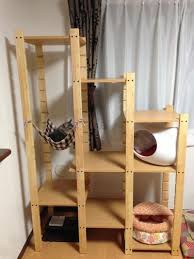 自作キャットタワー 猫がいっぱい キャットタワー 猫の家具 キャットタワー 手作り