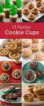 15 Cute Christmas Cookie Cups Cookies Recipes Christmas Cookie Cups Recipe Cute Christmas Cookies