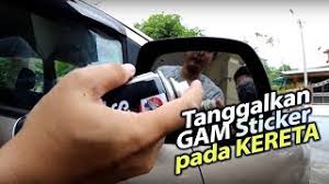 Kaedah ini terbukti berkesan menanggalkan stiker road tax dengan mudah dan pantas tanpa merosakkan cermin kereta. Kaedah Buang Gam Pelekat Sticker Pada Badan Kereta Youtube