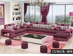 Make your sofa the centerpiece of the living room or use it as a room divider. Velvet Hanf Linen Hemp Fabric Sectional Sofas Living Room Sofa Set Furniture Alon Couch Puff Asiento Muebles De Sala Canape U Living Room Sofas Aliexpress