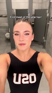 Sooo exciteddddd #meetseason #compseason #competition #meet #gymnast  #gymnastics #gymhair #hairstyle #hairstyles #updos #athlete #athletics  #sports #sporthair #braids #gymnasticshairstyles #d1