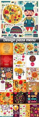 Design Pizza Menu Elementos Graficos Embalagens Restaurante