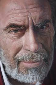 Artist Ruben Belloso Pastel Realist Contemporary Hyperrealism Figurative Male Head Man Face Portrait Drawing Pastel Portraits Portrait Pastel Drawing